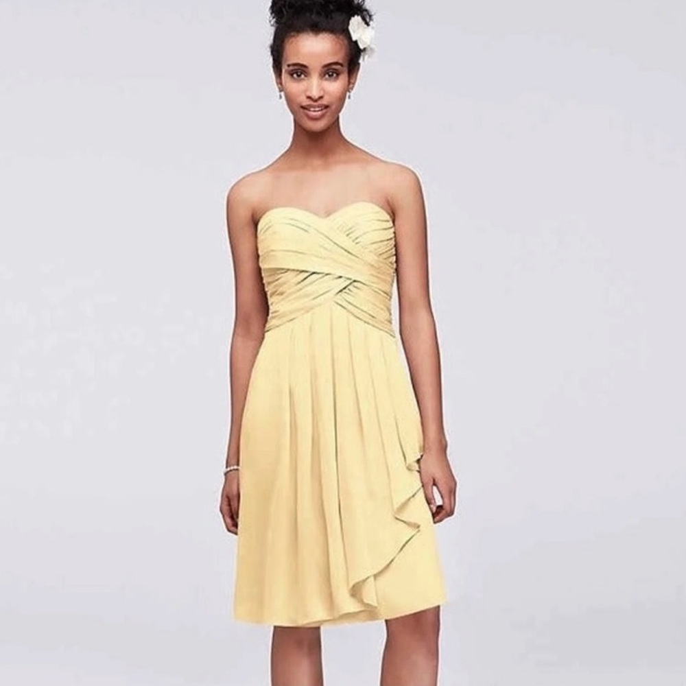 Yellow Chiffon Dress